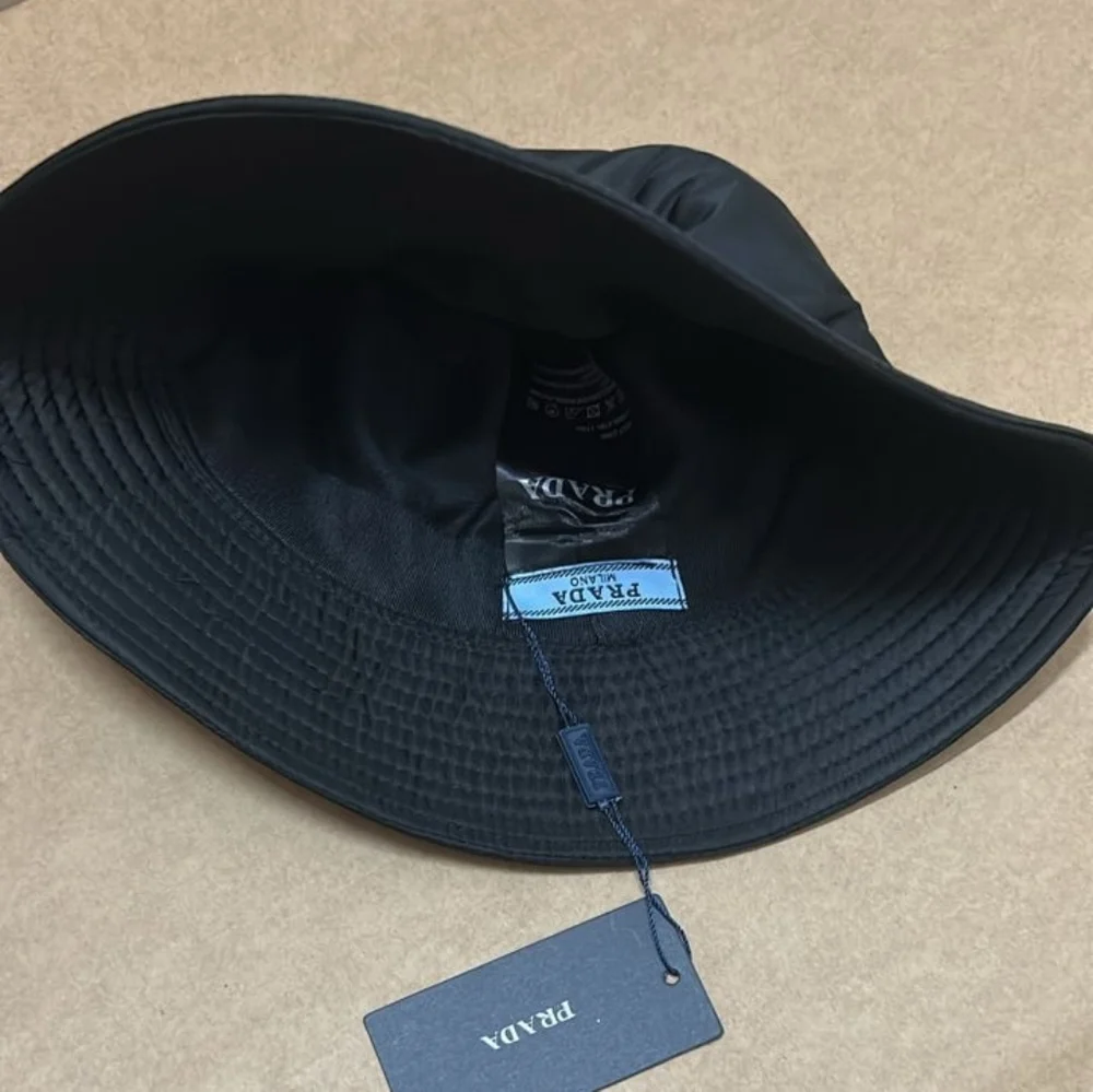 Black  Pradabucket Hat